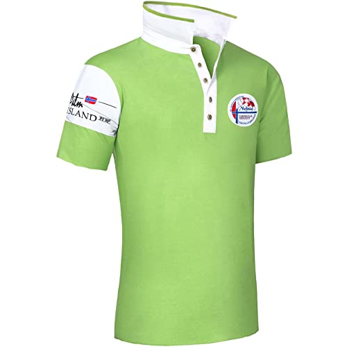 Nebulus Herren Poloshirt PAITAS, Shirt, Sweatshirt, Polo, Kiwi - XL von Nebulus