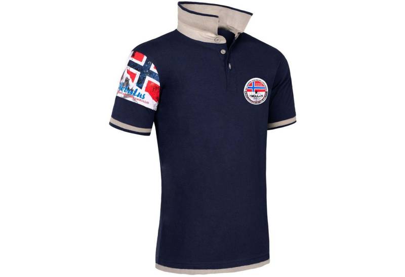Nebulus Poloshirt PARAS, P4008 - Herren, navy-grau, S von Nebulus