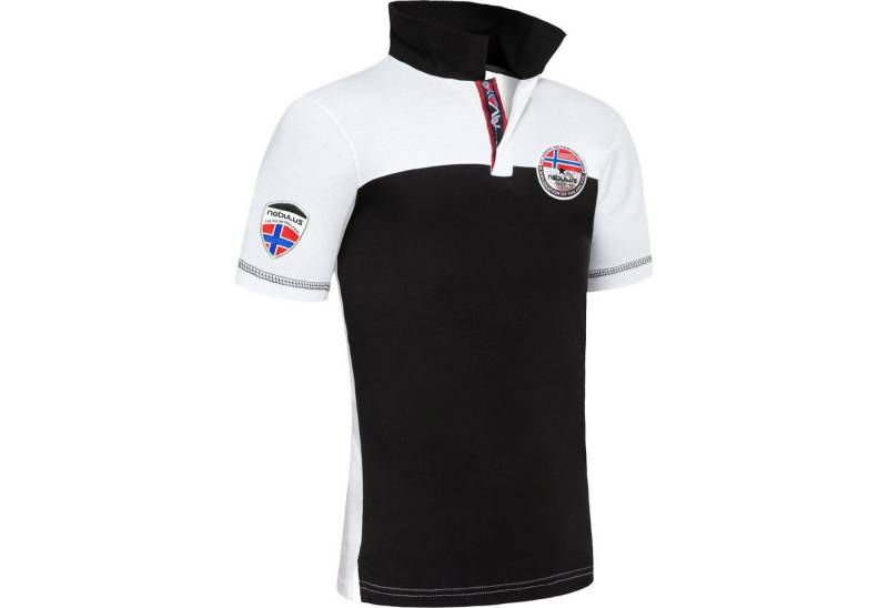 Nebulus Poloshirt PINA, P5300 - Herren, schwarz-weiß, L von Nebulus