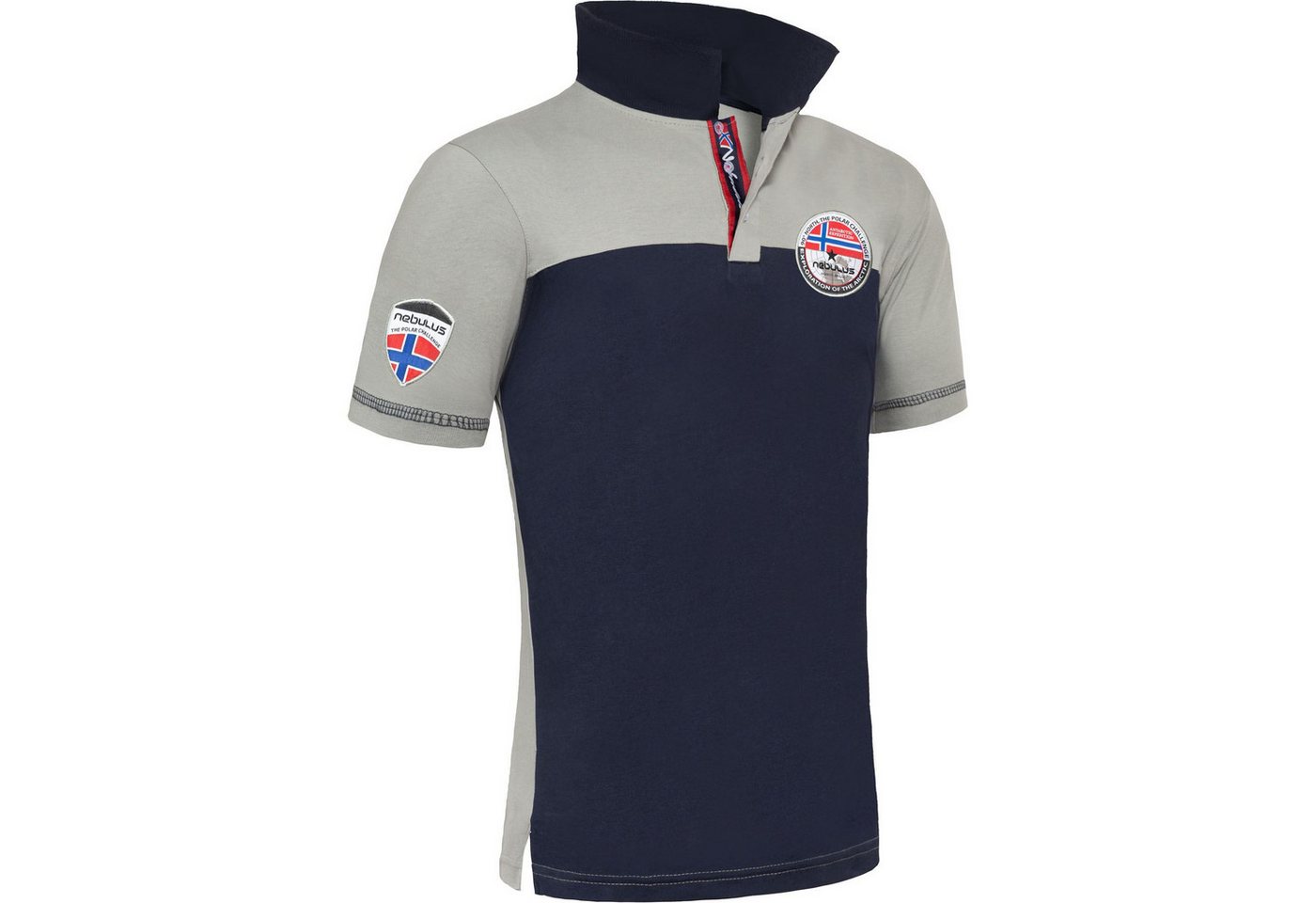 Nebulus Poloshirt PINA, P5301 - Herren, navy-grau, S von Nebulus