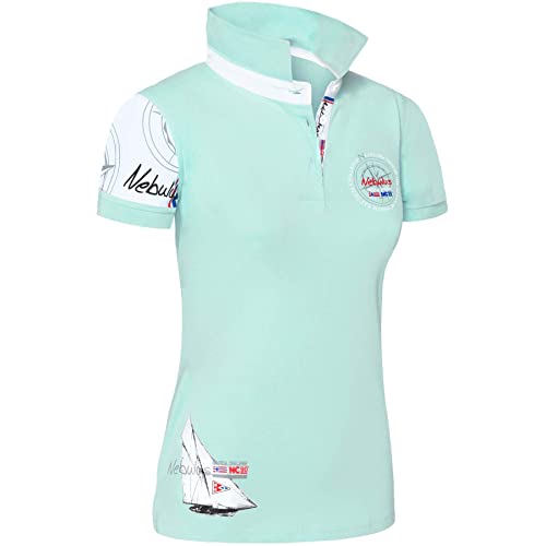 Nebulus Poloshirt Poloshirt Deep-Blau Mint M von Nebulus