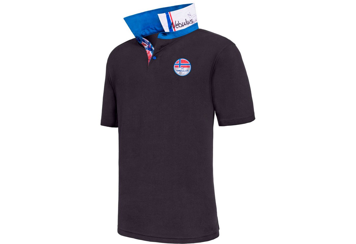 Nebulus Poloshirt REBOUND, P6580 - Herren, schwarz-kobalt, M von Nebulus