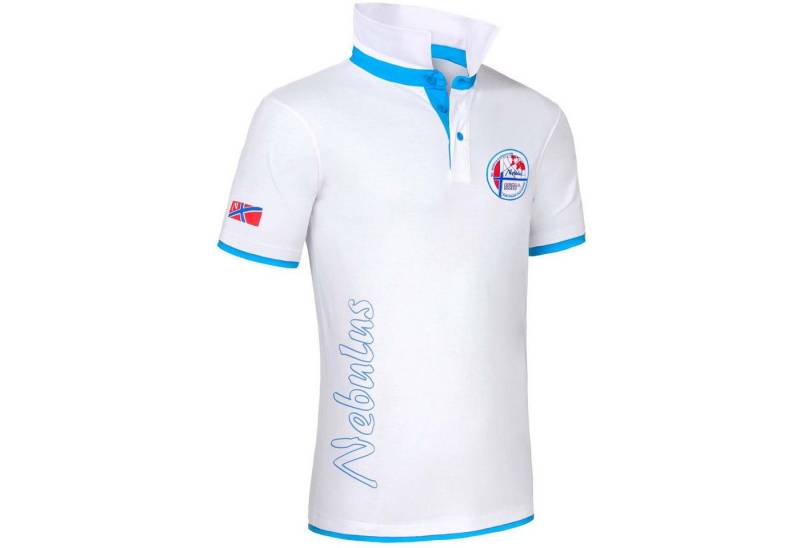 Nebulus Poloshirt SHIP, P4001 - Herren, weiß-malibu, L von Nebulus