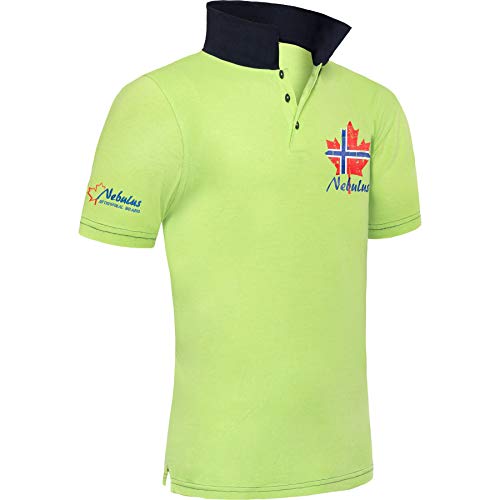 Nebulus Herren Poloshirt Sandy, Shirt, Sweatshirt, Polo, Lime - XL von Nebulus