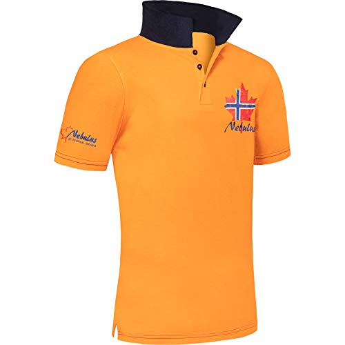 Nebulus Herren Poloshirt Sandy, Shirt, Sweatshirt, Polo, orange - L von Nebulus