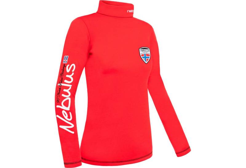 Nebulus Rollkragenpullover WARMER, P6014 - Damen, rot, L/40 von Nebulus