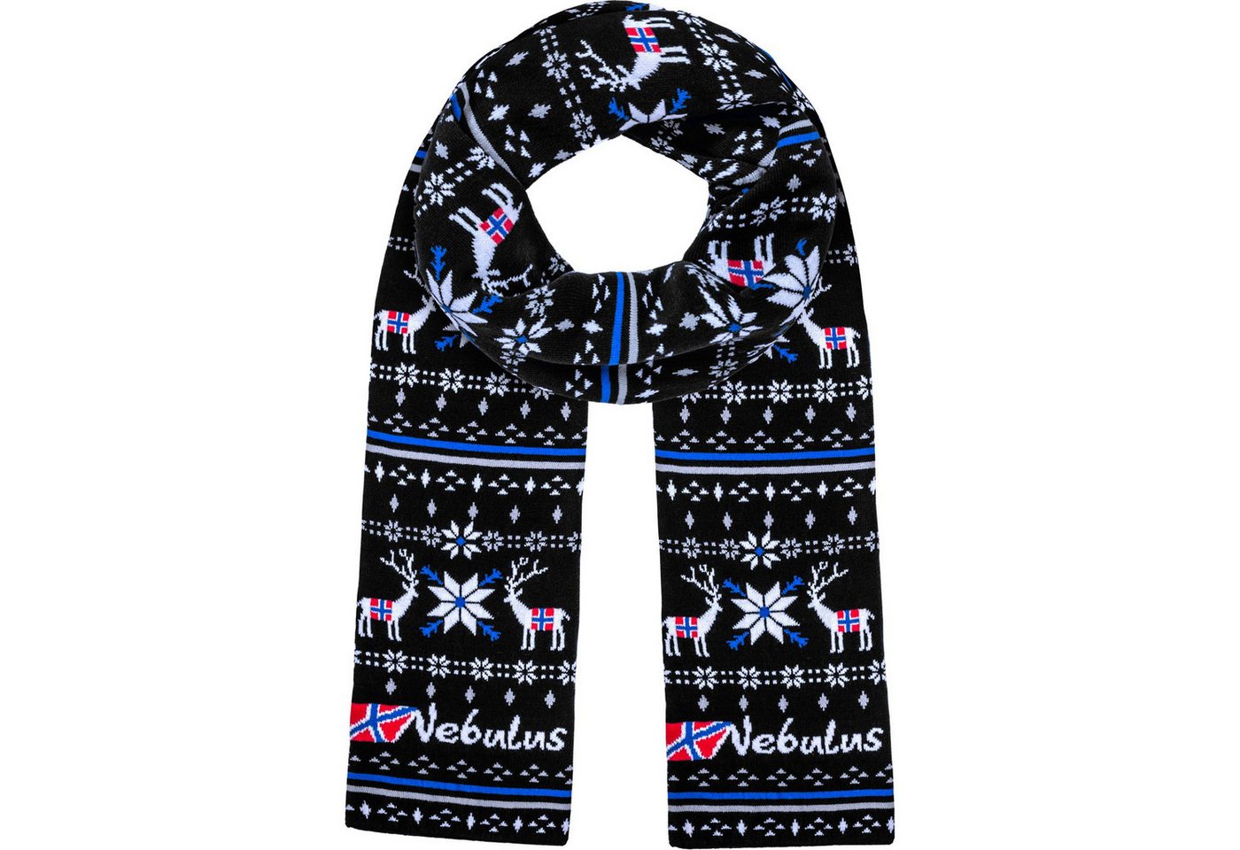 Nebulus Mütze & Schal FREDDY, P5985 - Unisex, schwarz, onesize von Nebulus