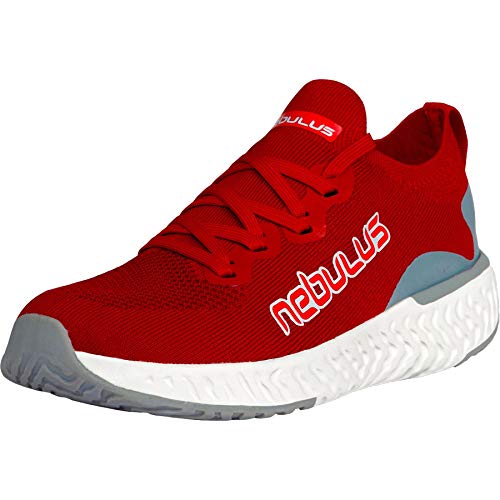 Nebulus Sneaker Unique Damen (Model: P5794 - Damen, rot-grau; Größe: 40) FBA von Nebulus
