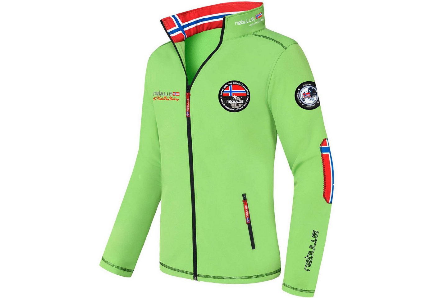 Nebulus Softshelljacke MAESTRO, P4750 - Herren, limettengrün, XL von Nebulus