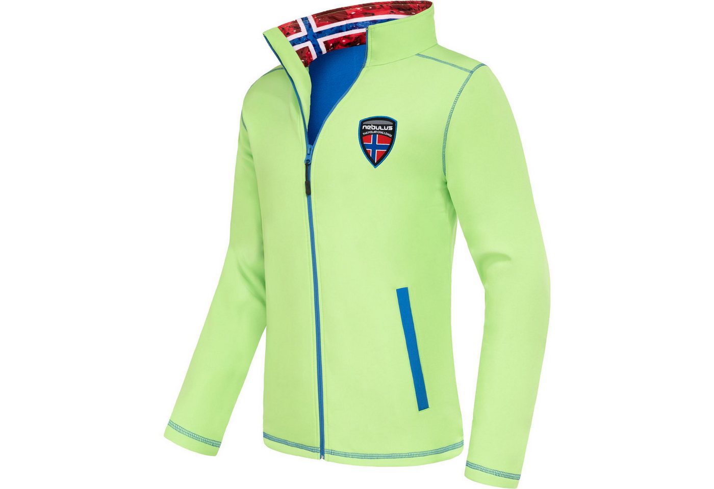 Nebulus Softshelljacke MARQUES, P5548 - Herren, lime-kobalt, XXL von Nebulus
