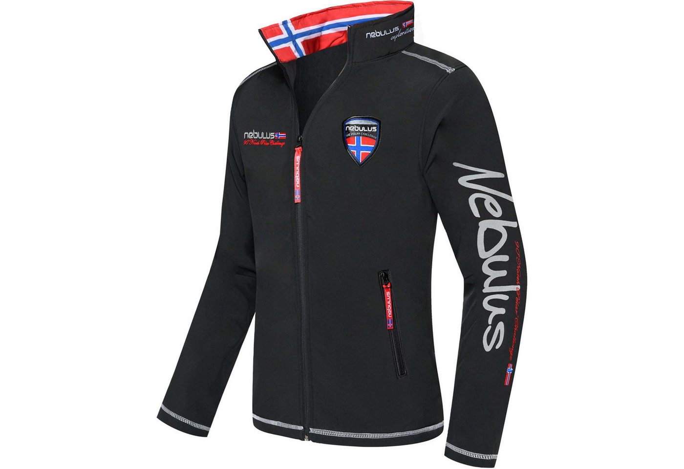 Nebulus Softshelljacke STYLER, Q842 - Herren, schwarz, XXL von Nebulus