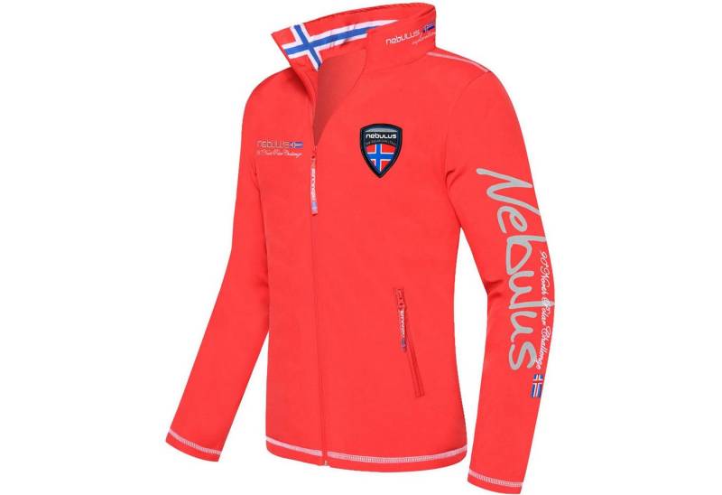 Nebulus Softshelljacke STYLER, Q844 - Herren, rot, M von Nebulus
