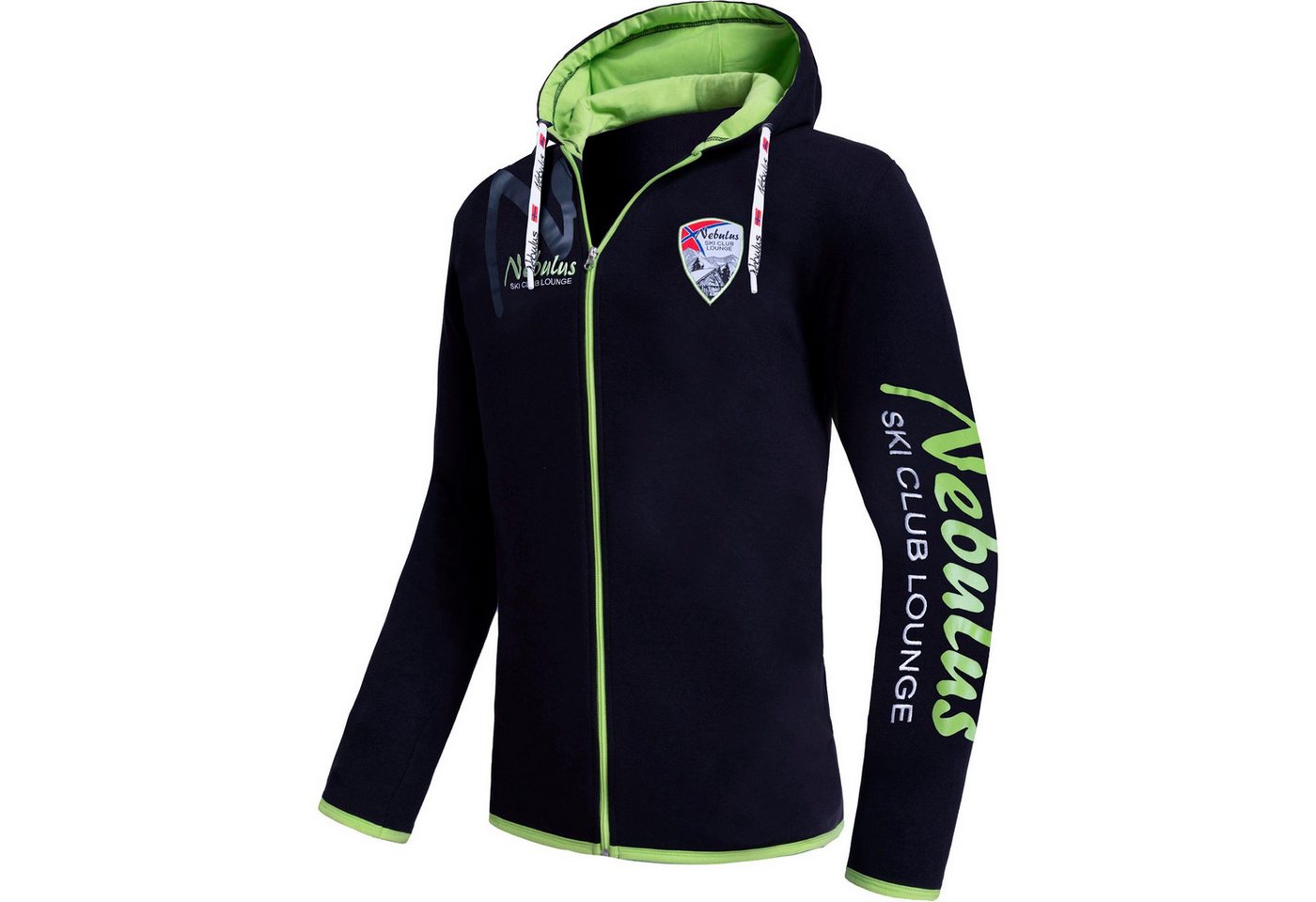 Nebulus Sweatjacke CLUBLOUNGE, P6380 - Herren, schwarz, L von Nebulus