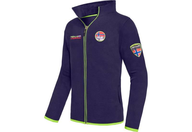 Nebulus Sweatjacke NORY, P6542 - Herren, navy-lime, XL von Nebulus
