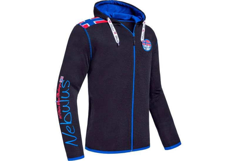 Nebulus Sweatjacke TURIOL, P6530 - Herren, schwarz-kobalt, XL von Nebulus