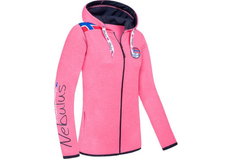 Nebulus Sweatjacke TURIOL, P6535 - Damen, pink-schwarz, XL/42 von Nebulus