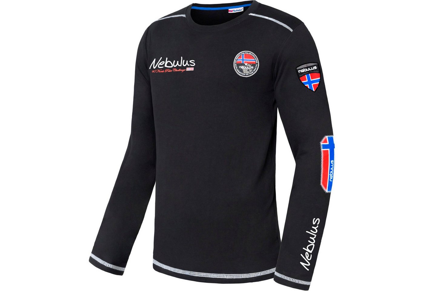 Nebulus Sweatshirt BOOGY, Q970 - Herren, schwarz, M von Nebulus