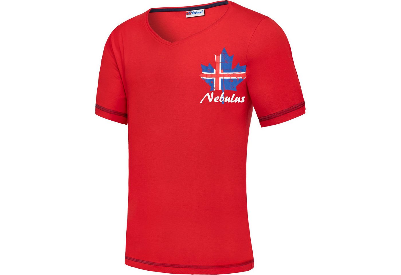 Nebulus T-Shirt CORVIN, P5325 - Herren, rot, XL von Nebulus