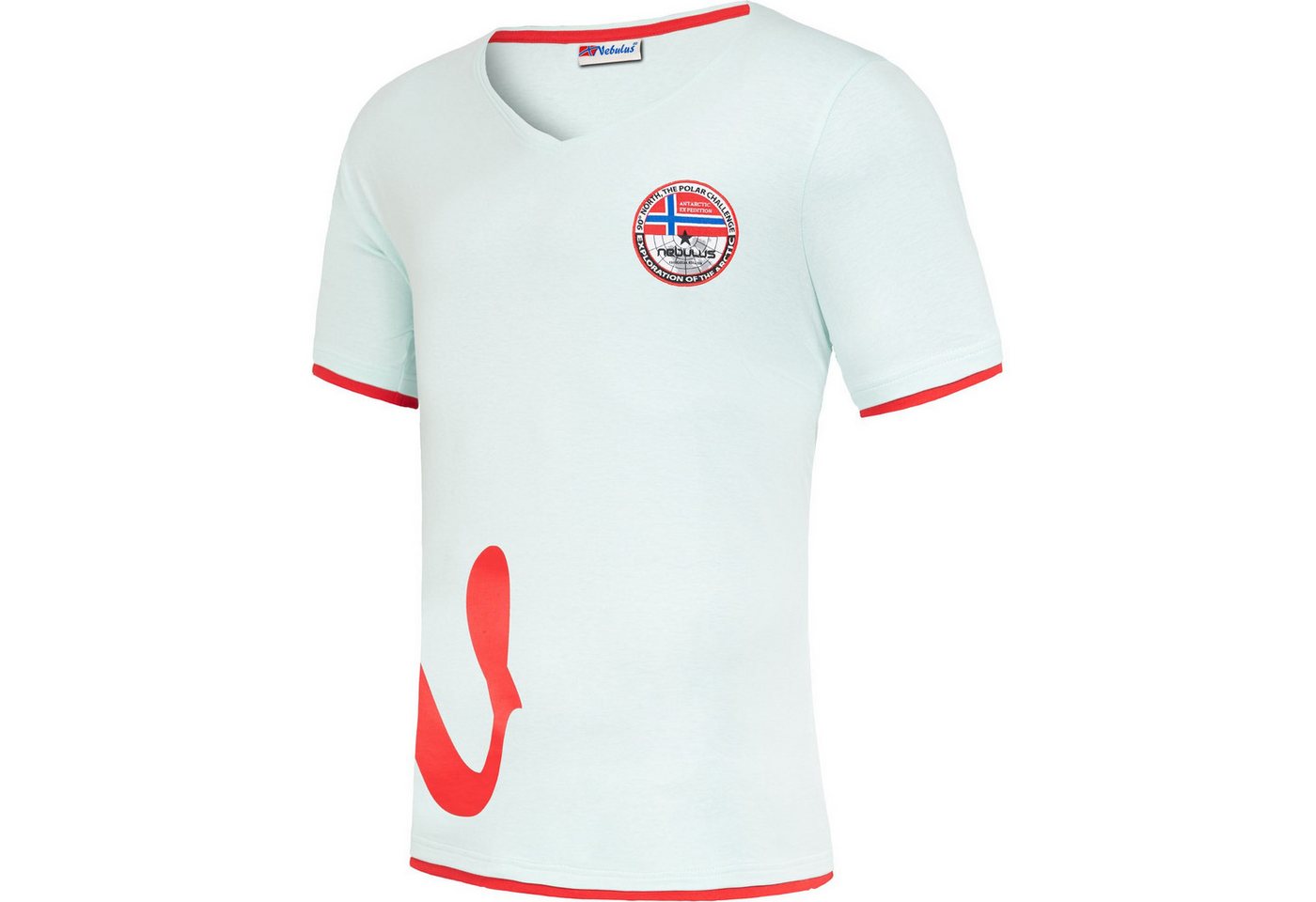 Nebulus T-Shirt FLORIN, P5330 - Herren, eisblau, XXL von Nebulus