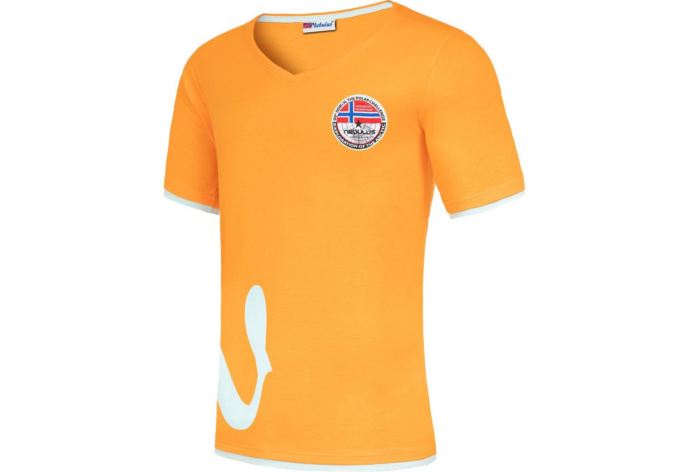 Nebulus T-Shirt FLORIN, P5331 - Herren, orange, S von Nebulus