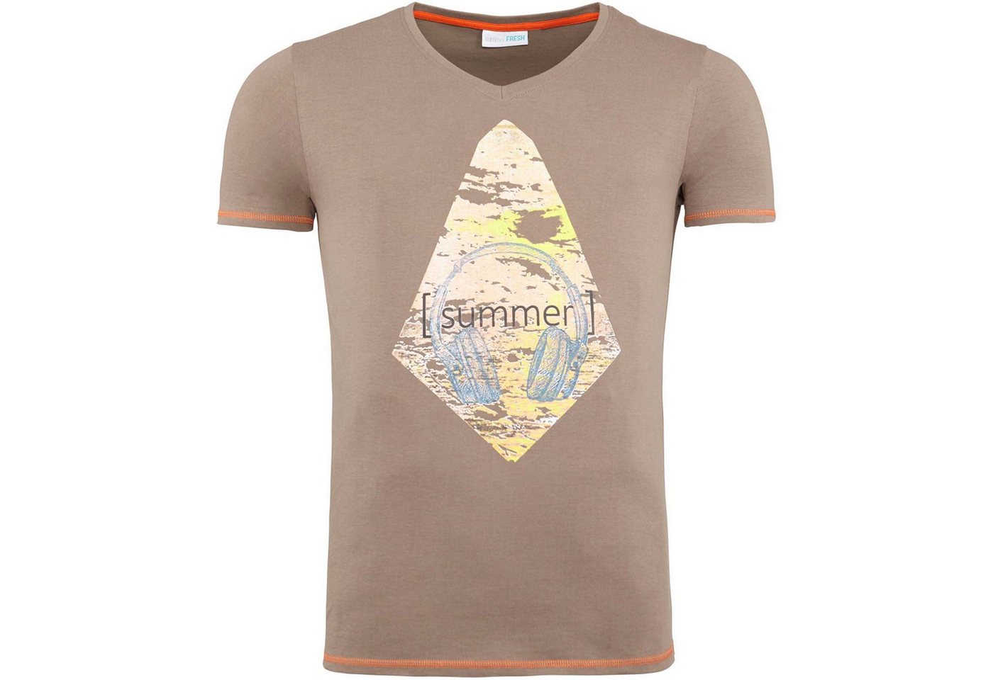 Nebulus T-Shirt FLORIS, F092 - Herren, hellbraun, M von Nebulus