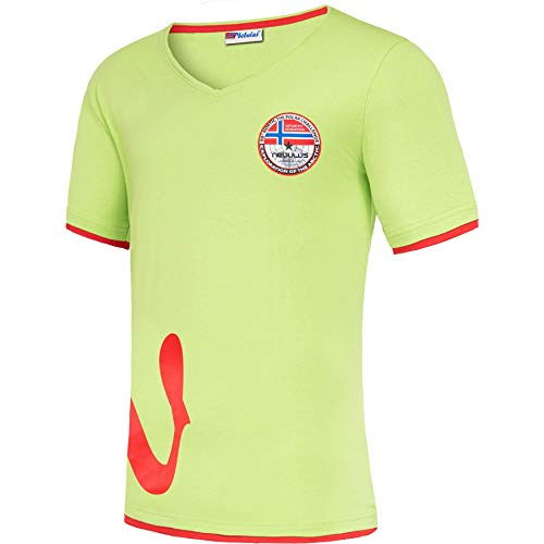 Nebulus Herren T-Shirt Florin, Sommershirt Kurzarm, Frühlingsshirt, Lime - XL von Nebulus