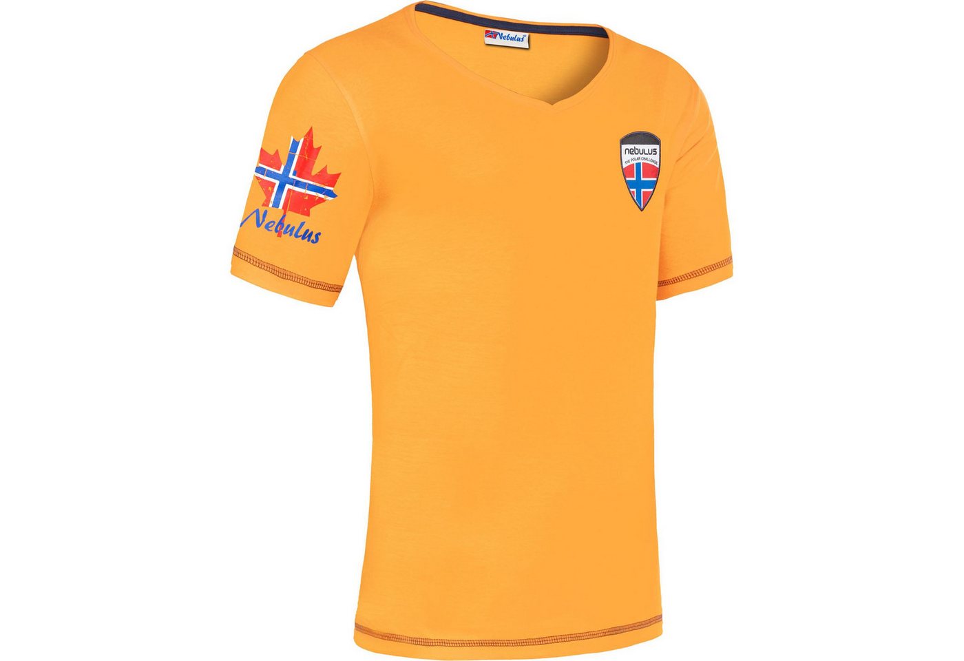 Nebulus T-Shirt JORIS, P5343 - Herren, orange, M von Nebulus