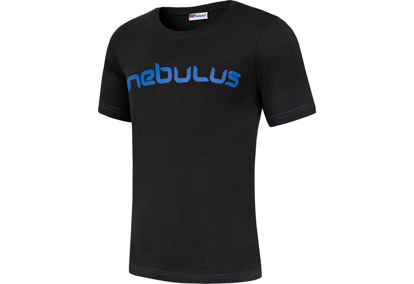 Nebulus T-Shirt LEOS, P5630 - Herren, schwarz-kobalt, S von Nebulus