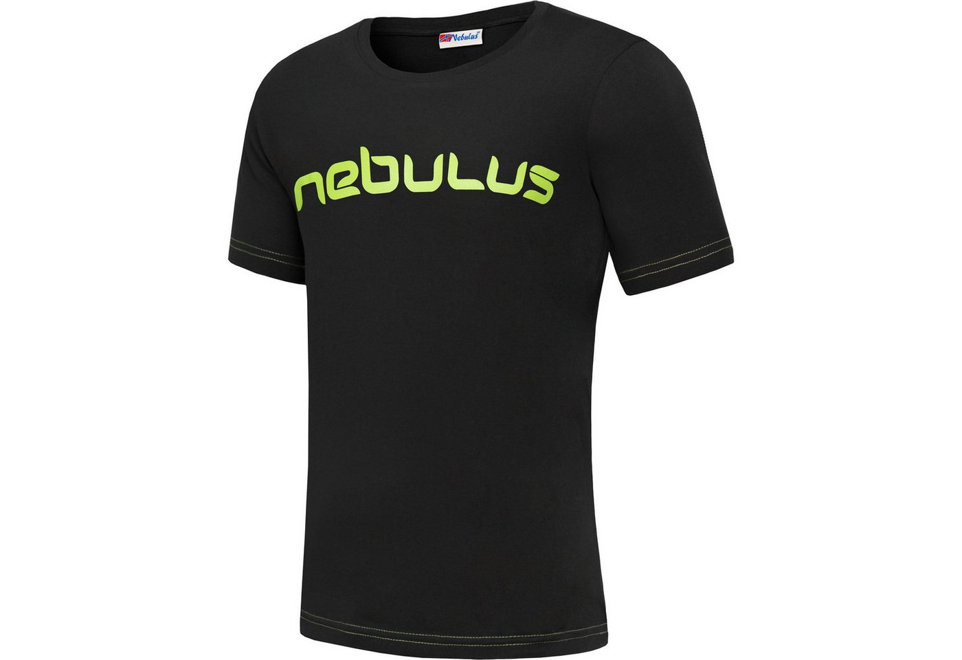 Nebulus T-Shirt LEOS, P5632 - Herren, schwarz-lime, S von Nebulus