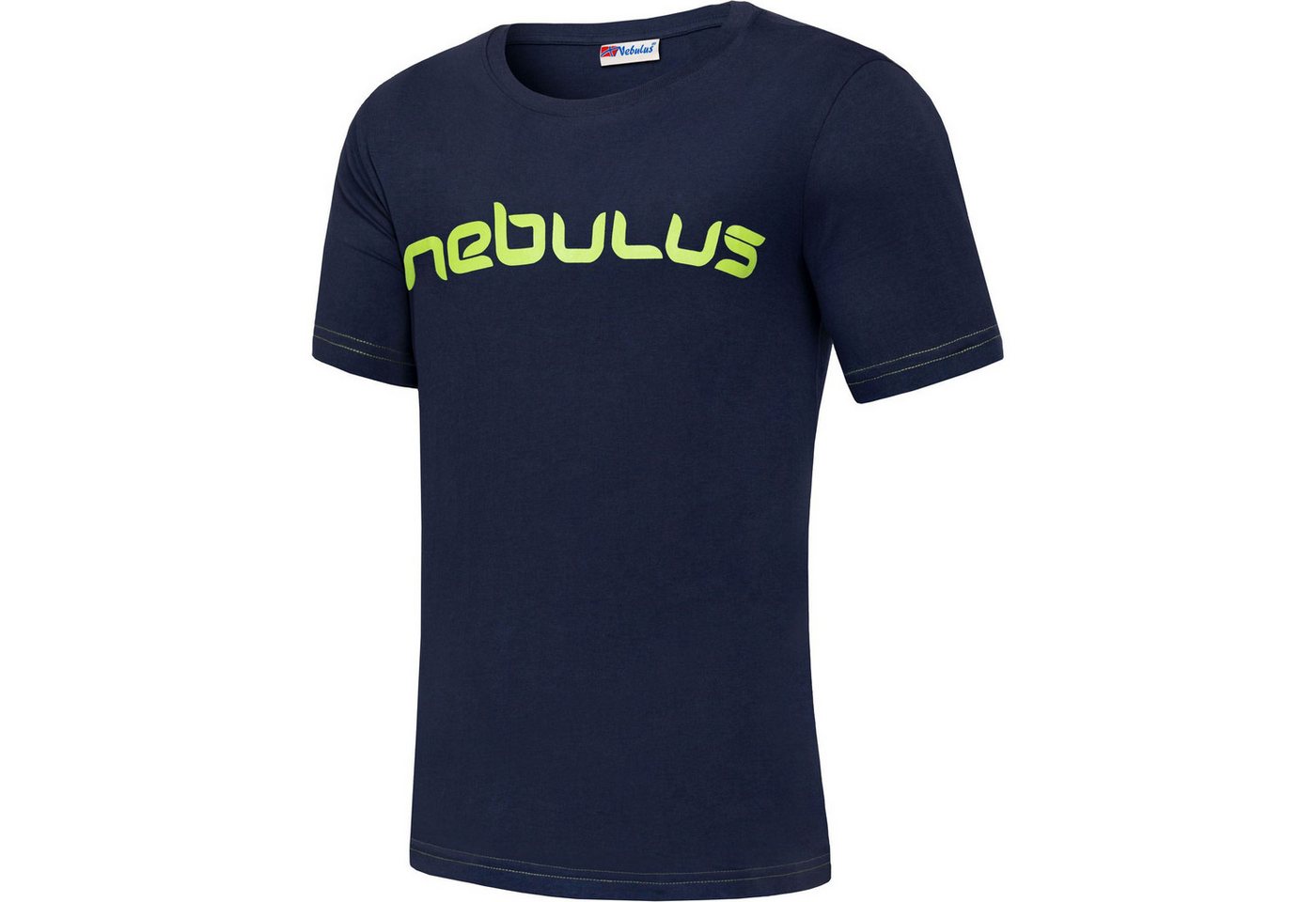 Nebulus T-Shirt LEOS, P5633 - Herren, navy-lime, S von Nebulus