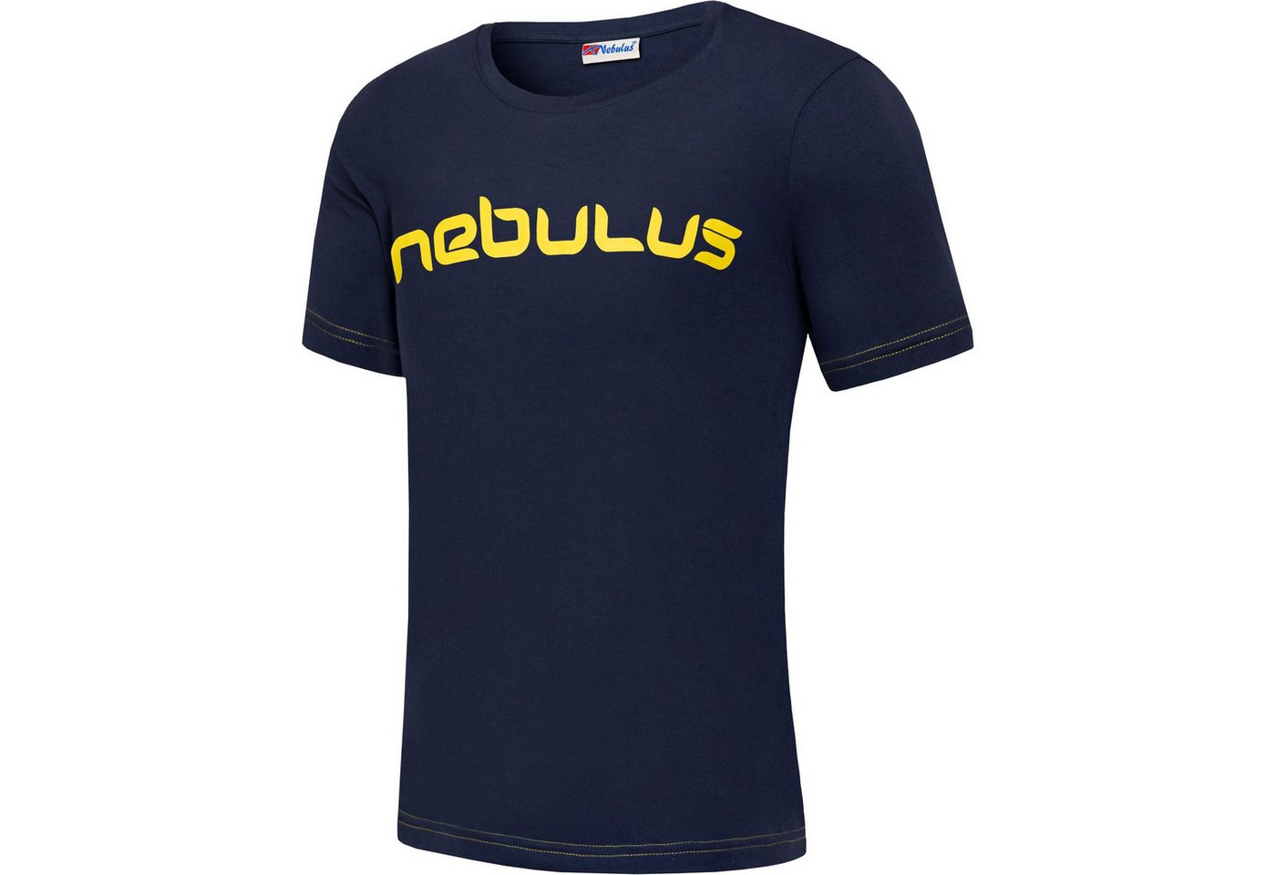 Nebulus T-Shirt LEOS, P5635 - Herren, navy-gelb, M von Nebulus