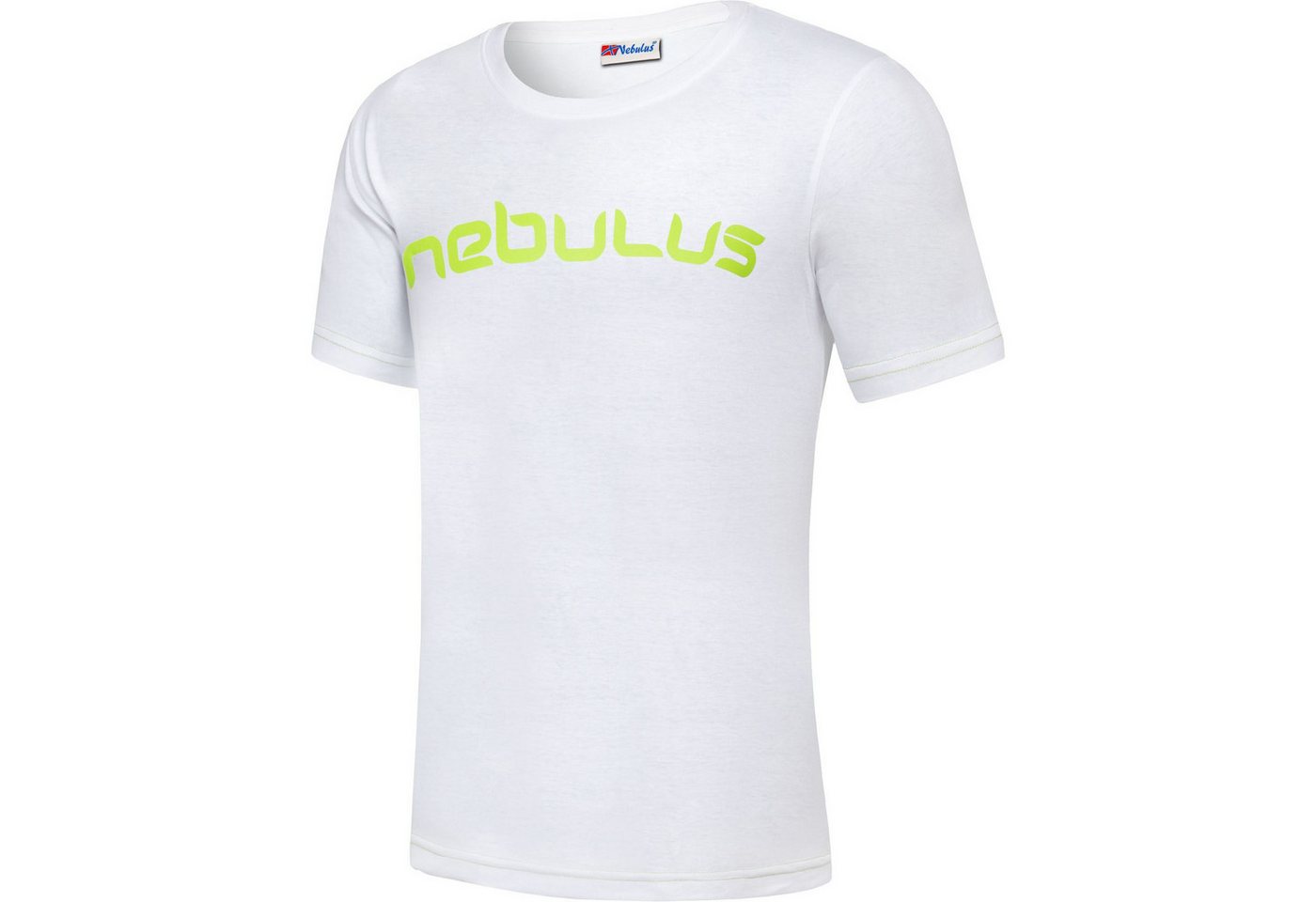 Nebulus T-Shirt LEOS, P5639 - Herren, weiß-lime, S von Nebulus