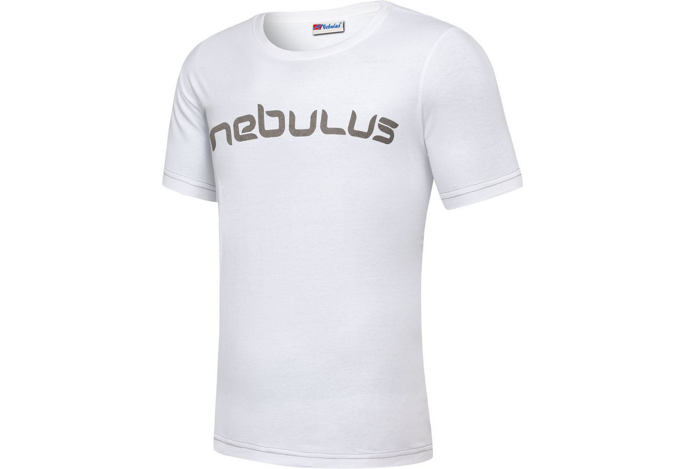 Nebulus T-Shirt LEOS, P5641 - Herren, weiß-grau, XL von Nebulus