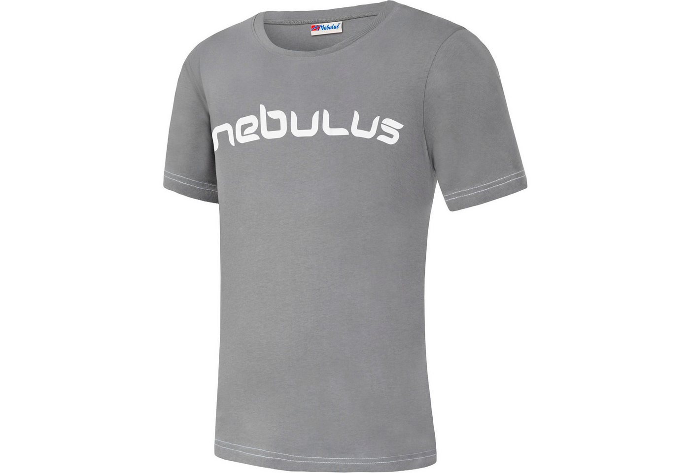 Nebulus T-Shirt LEOS, P6323 - Herren, grau-weiß, L von Nebulus