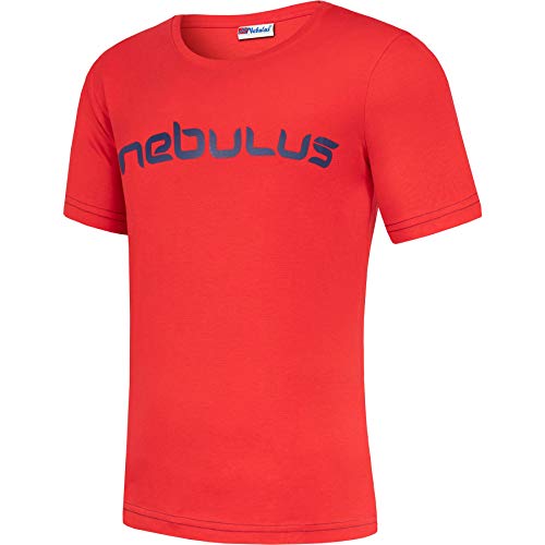 Nebulus Herren T-Shirt LEOS, Shirt, T-Shirt, Rundhals-Ausschnitt, rot-Navy - M von Nebulus