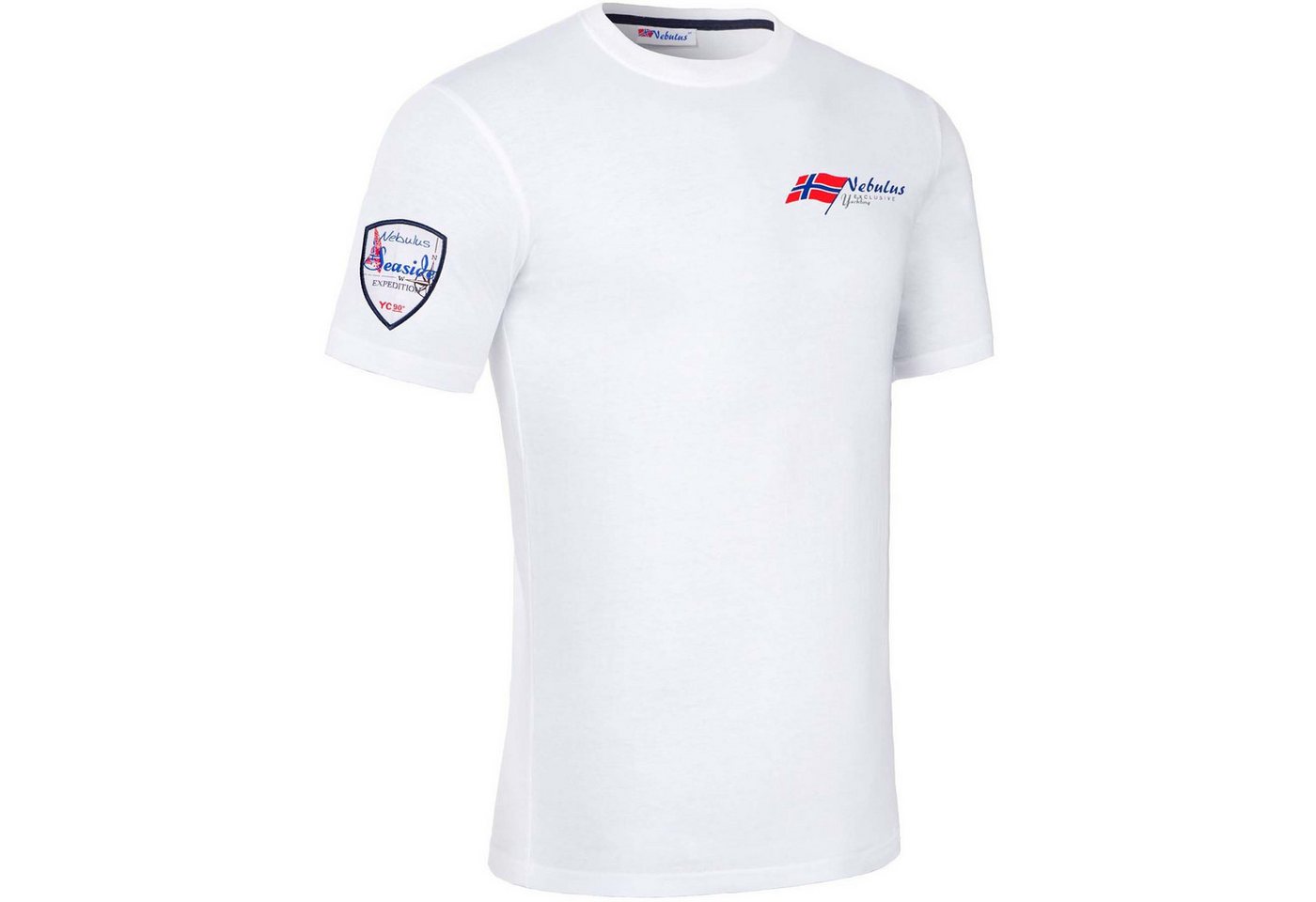 Nebulus T-Shirt LILLEBROR, P1186 - Herren, weiß, S von Nebulus