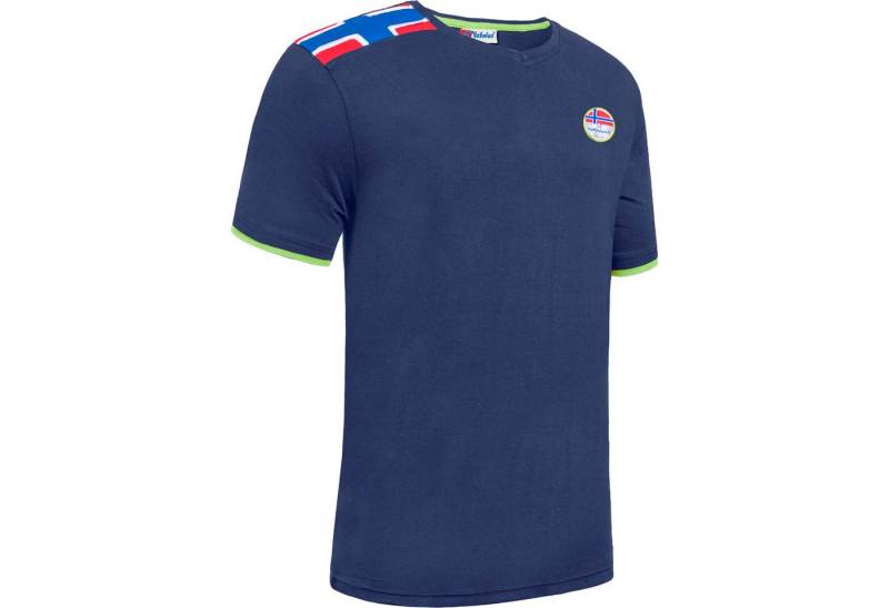 Nebulus T-Shirt NORRY, P6864 - Herren, navy-lime, XXL von Nebulus