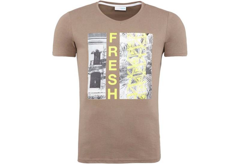 Nebulus T-Shirt PARADISE, F062 - Herren, hellbraun, S von Nebulus