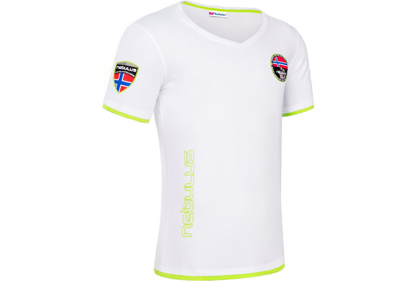 Nebulus T-Shirt POWERS, P4067 - Herren, weiß, XL von Nebulus