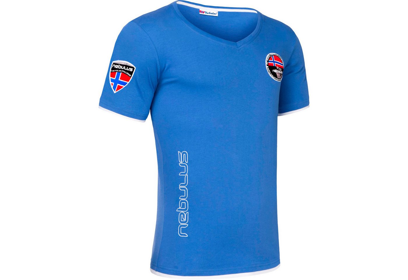 Nebulus T-Shirt POWERS, P4068 - Herren, amparoblau, M von Nebulus