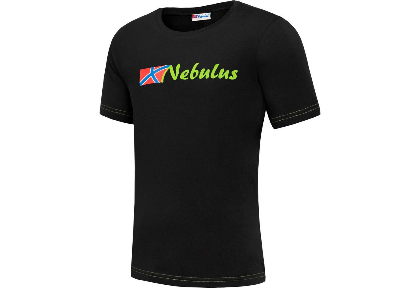 Nebulus T-Shirt REACT, P6331 - Herren, schwarz-lime, XL von Nebulus