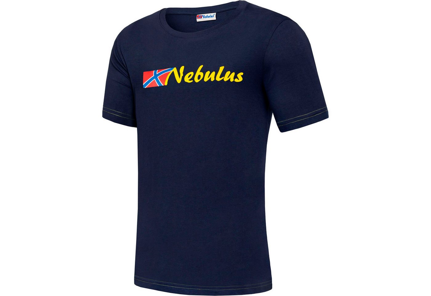 Nebulus T-Shirt REACT, P6333 - Herren, navy-gelb, S von Nebulus