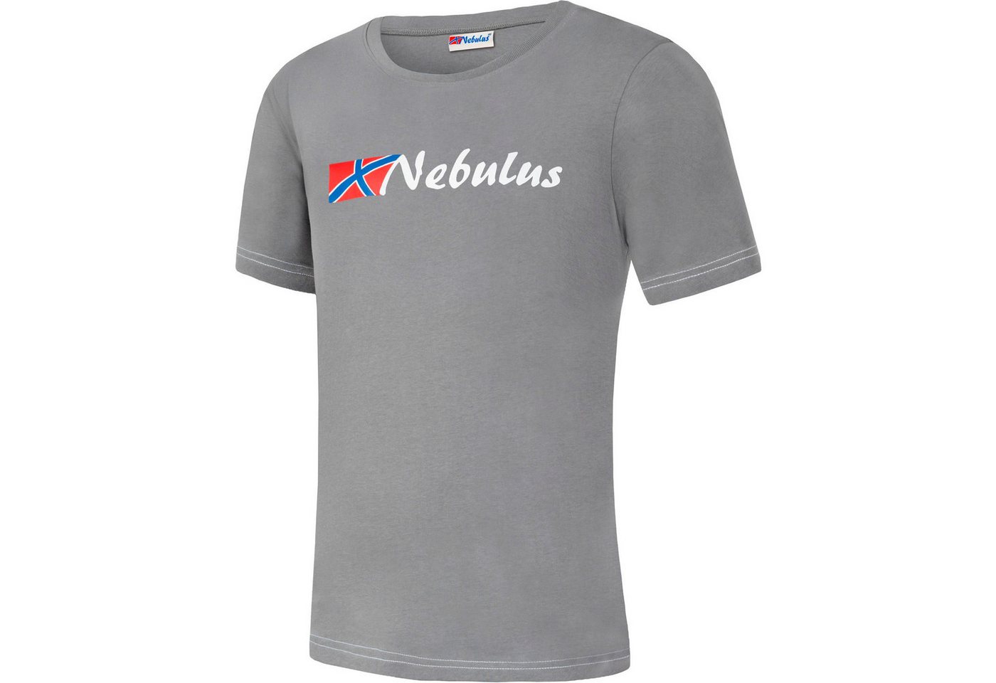 Nebulus T-Shirt REACT, P6340 - Herren, grau-weiß, M von Nebulus