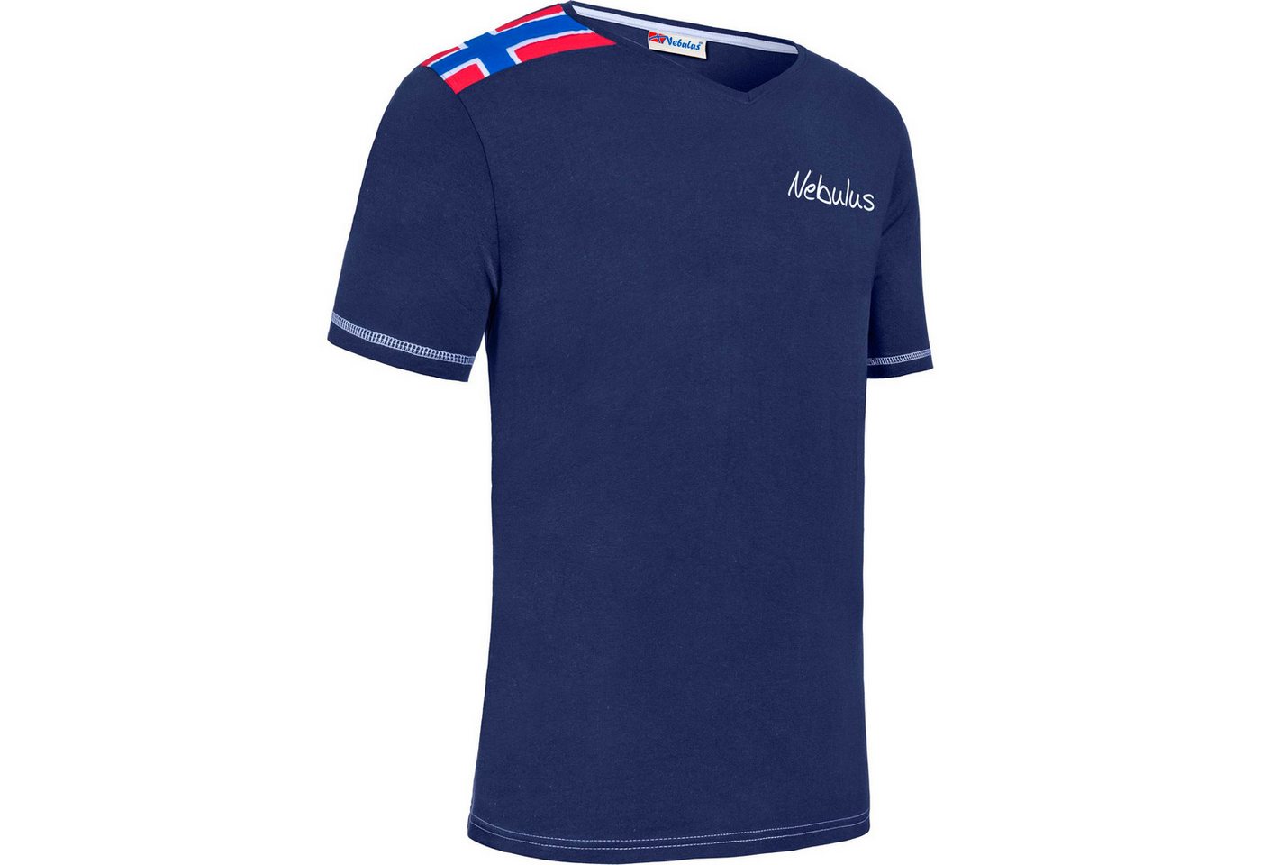 Nebulus T-Shirt READY, P6854 - Herren, navy-weiß, XXL von Nebulus