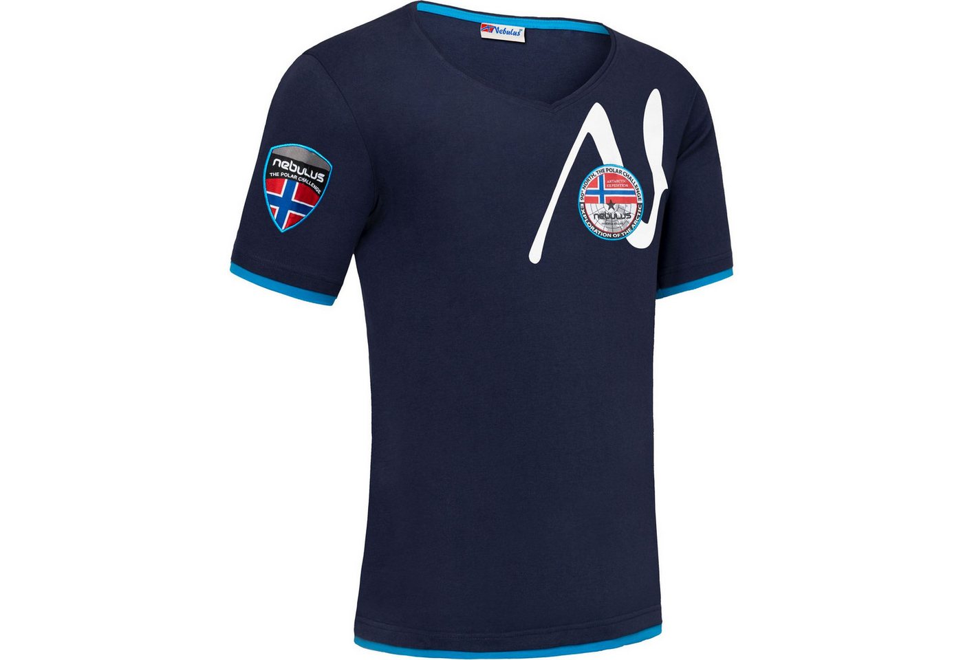 Nebulus T-Shirt RUNE, P5361 - Herren, navy, XXL von Nebulus