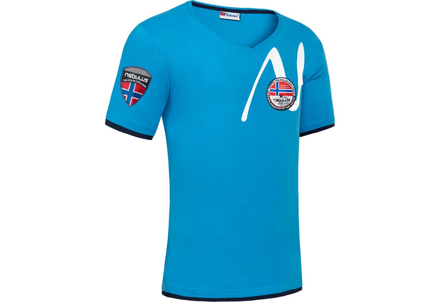 Nebulus T-Shirt RUNE, P5362 - Herren, malibublau, M von Nebulus