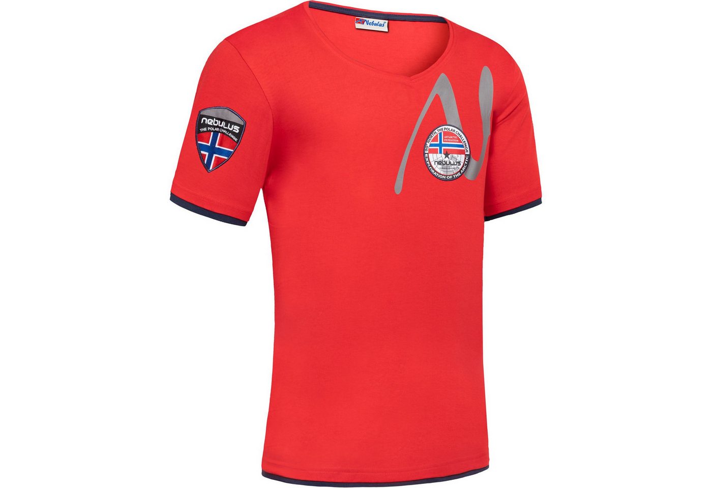 Nebulus T-Shirt RUNE, P5365 - Herren, rot, L von Nebulus