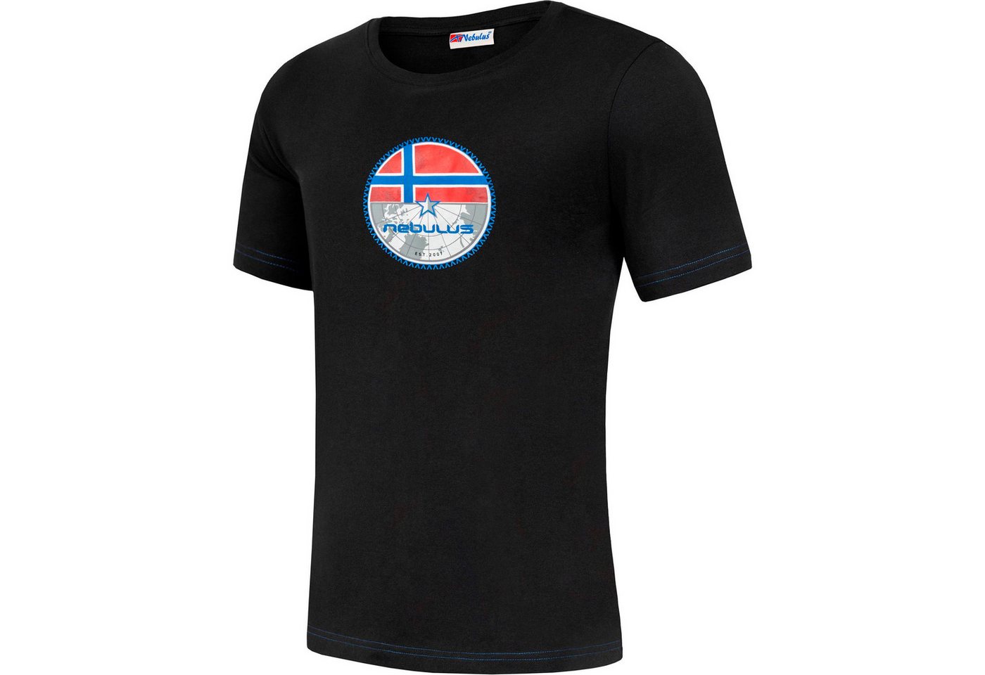 Nebulus T-Shirt TWOZERO, P6350 - Herren, schwarz, XXL von Nebulus