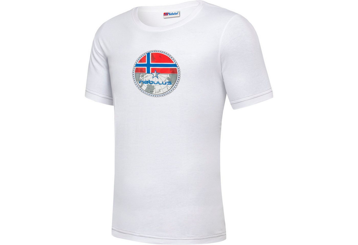 Nebulus T-Shirt TWOZERO, P6351 - Herren, weiß, S von Nebulus