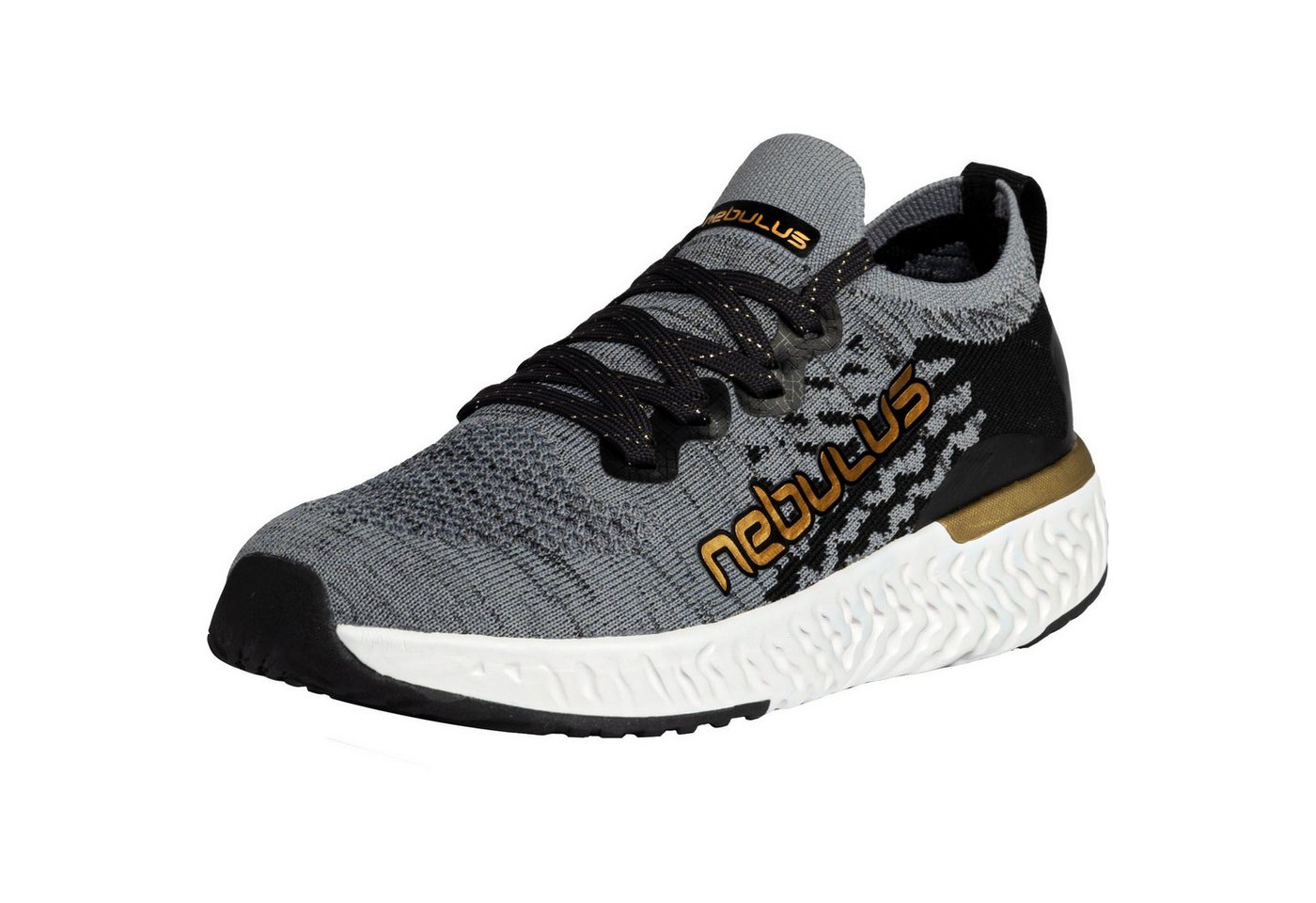 Nebulus UNIQUE, P5788 - Damen, schwarz-gold, 37 Sneaker von Nebulus